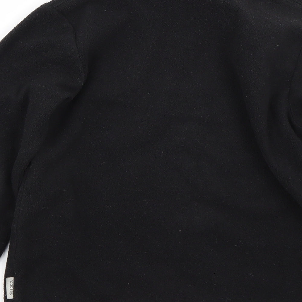 Quenchua Boys Black   Pullover Sweatshirt Size 8 Years