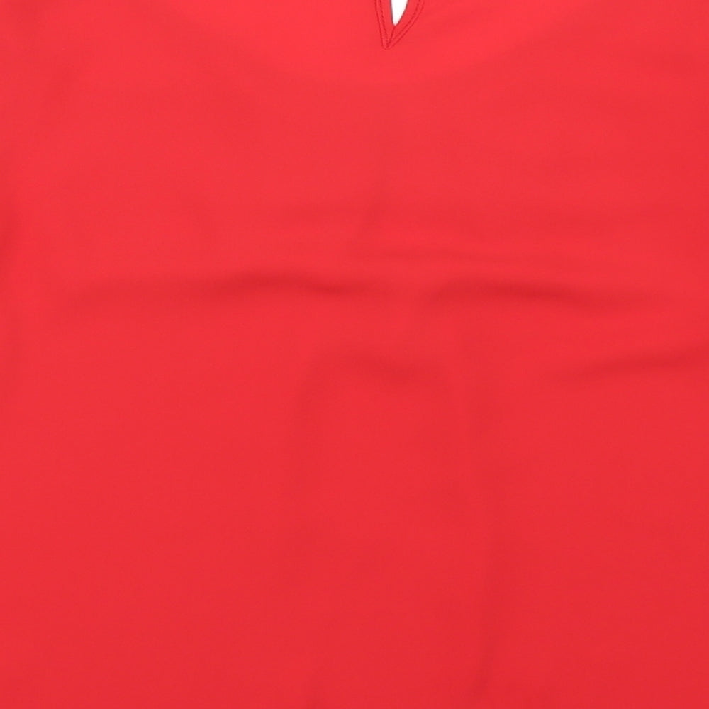 Dorothy Perkins Womens Red   Basic Blouse Size 12
