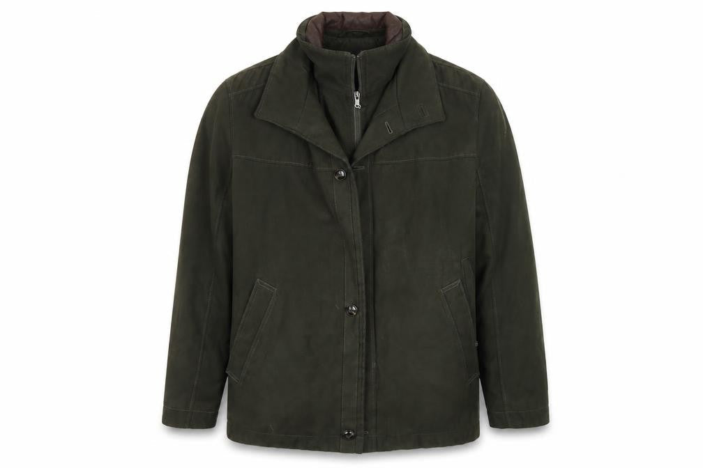 Jupiter Mens Green   Overcoat Coat Size S