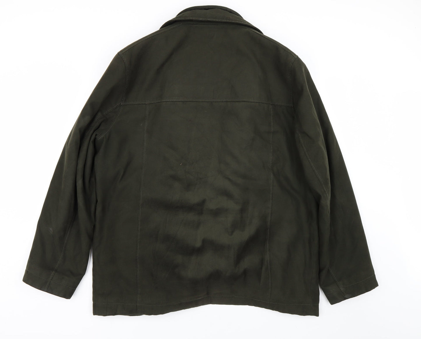 Jupiter Mens Green   Overcoat Coat Size S