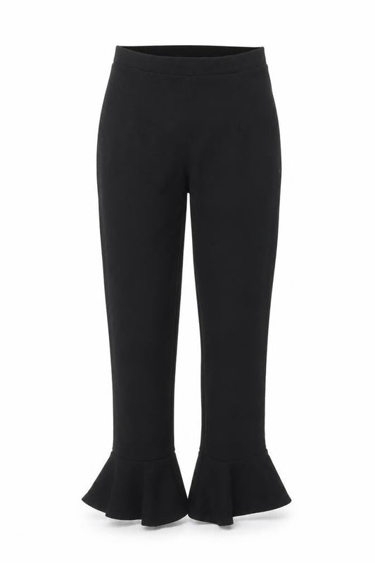 PRETTYLITTLETHING Womens Black   Trousers  Size 8 L25 in