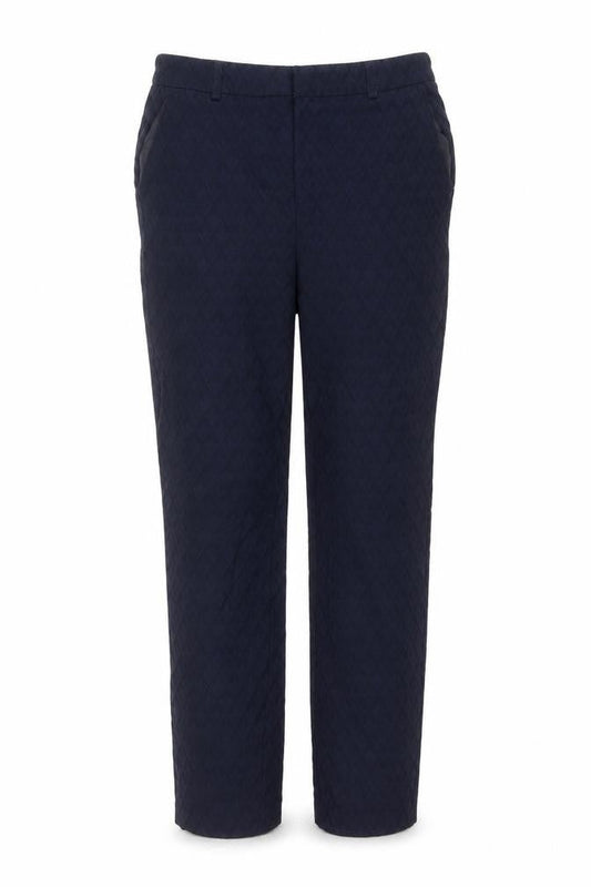 TU Womens Blue Geometric  Trousers  Size 10 L27 in