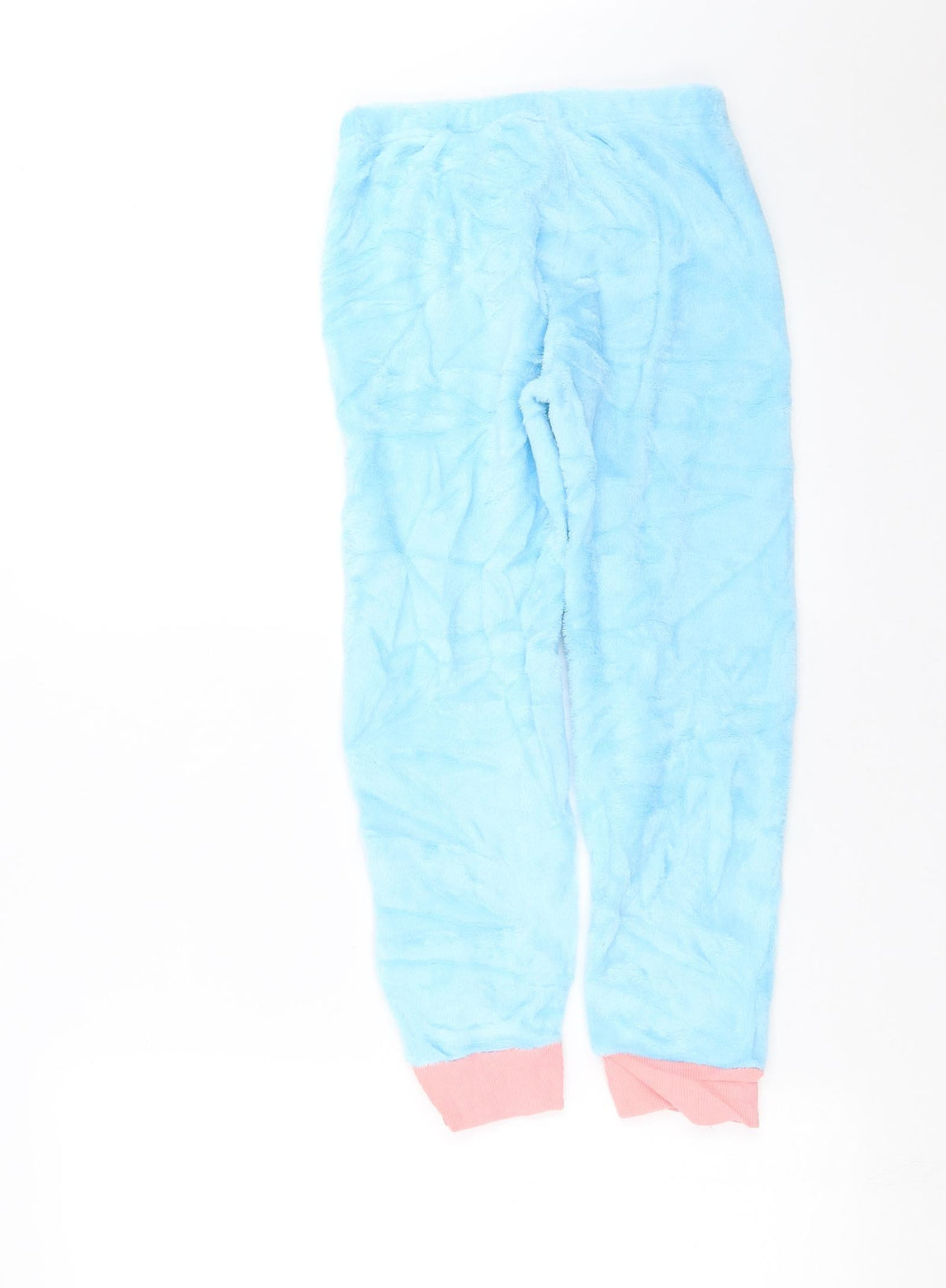 Disney Girls Blue Solid   Pyjama Pants Size 7-8 Years  - flounder