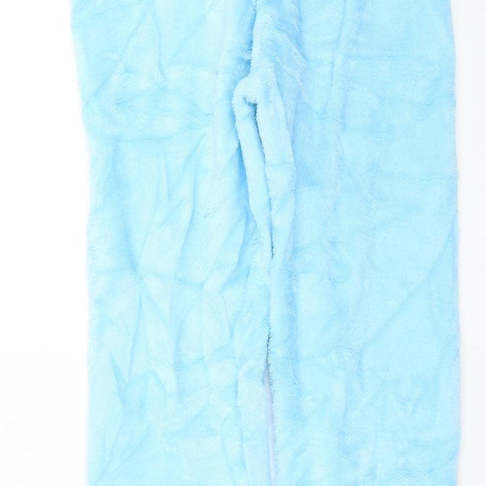 Disney Girls Blue Solid   Pyjama Pants Size 7-8 Years  - flounder