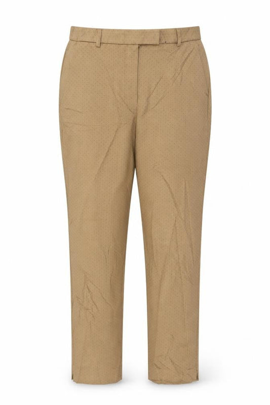 Preworn Womens Beige   Trousers  Size 18 L29 in - dotted pattern