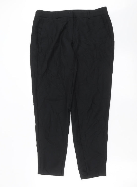 Dorothy Perkins Womens Black   Trousers  Size 12 L28 in