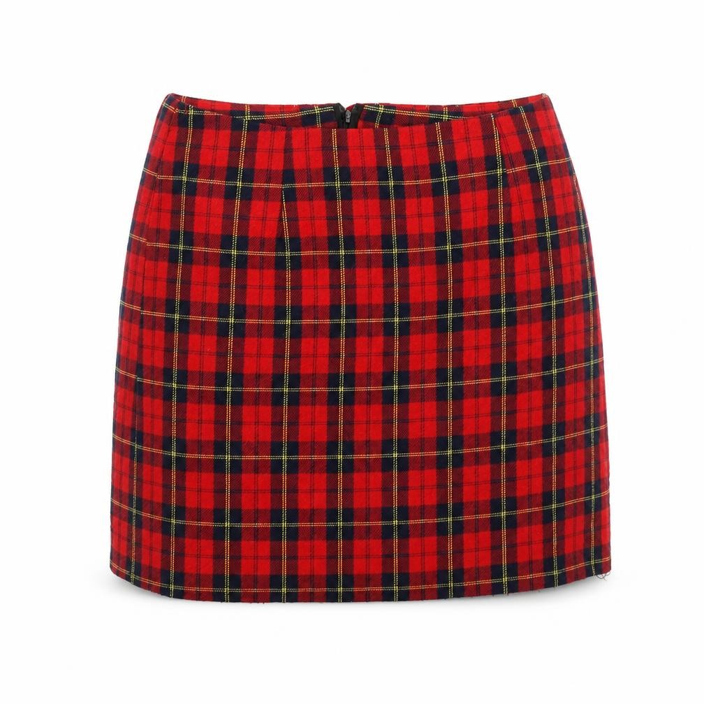New Look Girls Red Plaid  Mini Set Size 8 Years