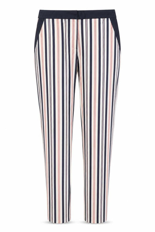 River Island Womens Beige Striped  Trousers  Size 8 L28 in
