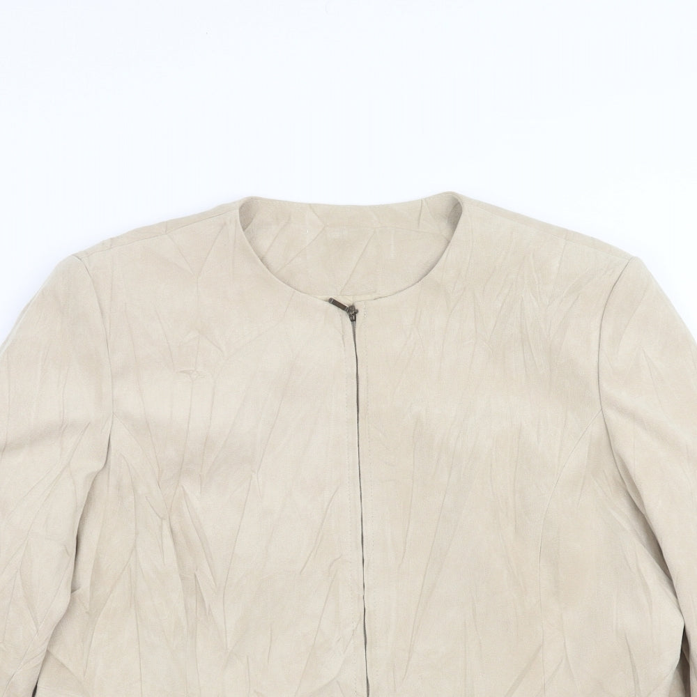 Preworn Womens Beige   Jacket  Size 18