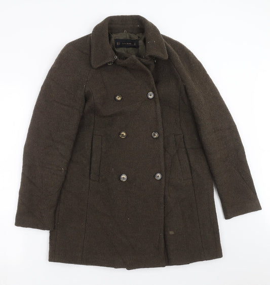 Zara Womens Green   Jacket Coat Size M