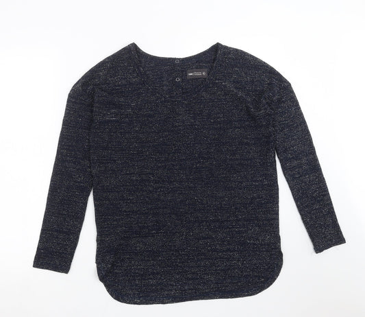 NEXT Womens Blue   Pullover Jumper Size 8  - glittery
