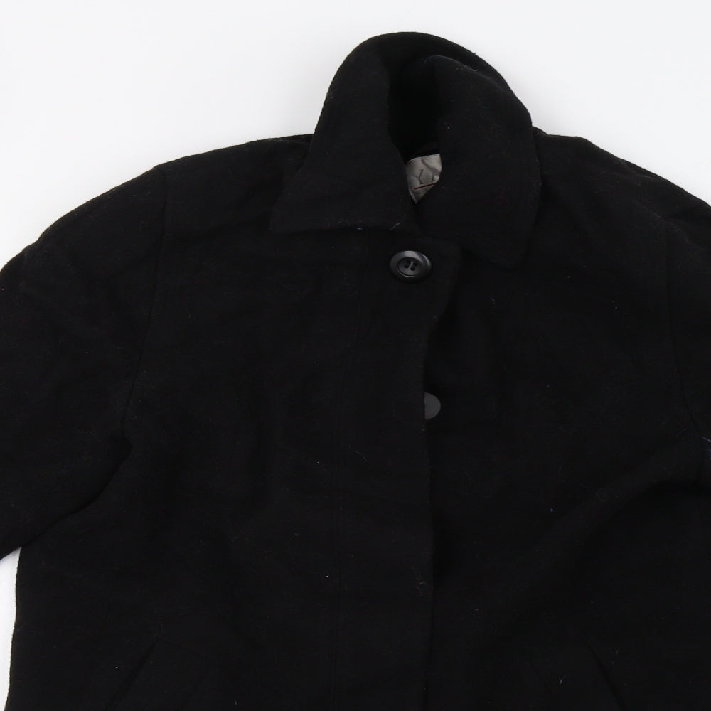 yazz Womens Black   Jacket Coat Size 10