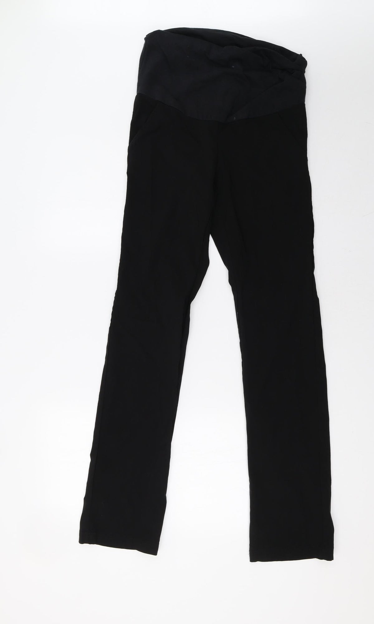 patch Womens Black   Trousers  Size XS L30 in
