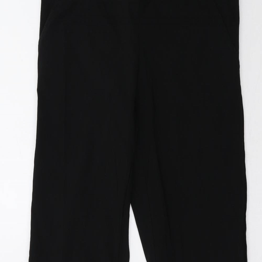 patch Womens Black   Trousers  Size XS L30 in