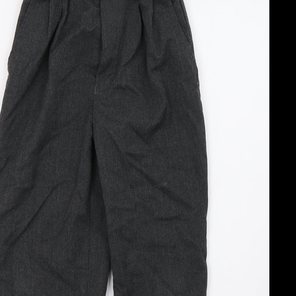 Marks and Spencer Boys Grey    Trousers Size 9 Months - school wear
