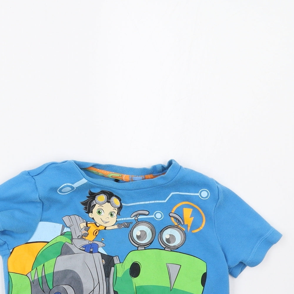 George Boys Blue   Basic T-Shirt Size 3-4 Years