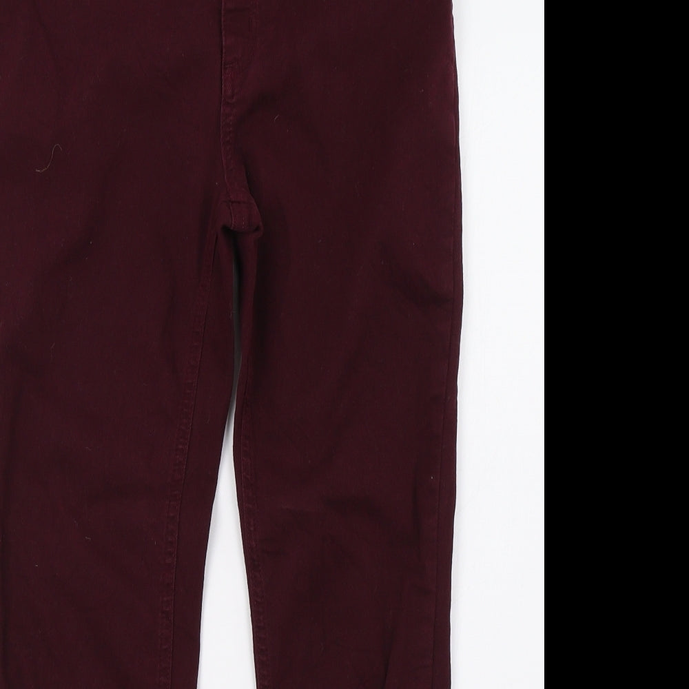 newlook Womens Purple  Denim Skinny Jeans Size 10 L28 in