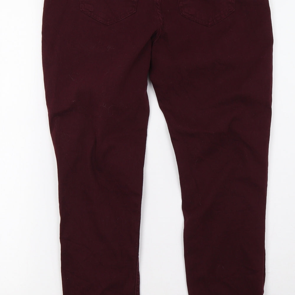 newlook Womens Purple  Denim Skinny Jeans Size 10 L28 in