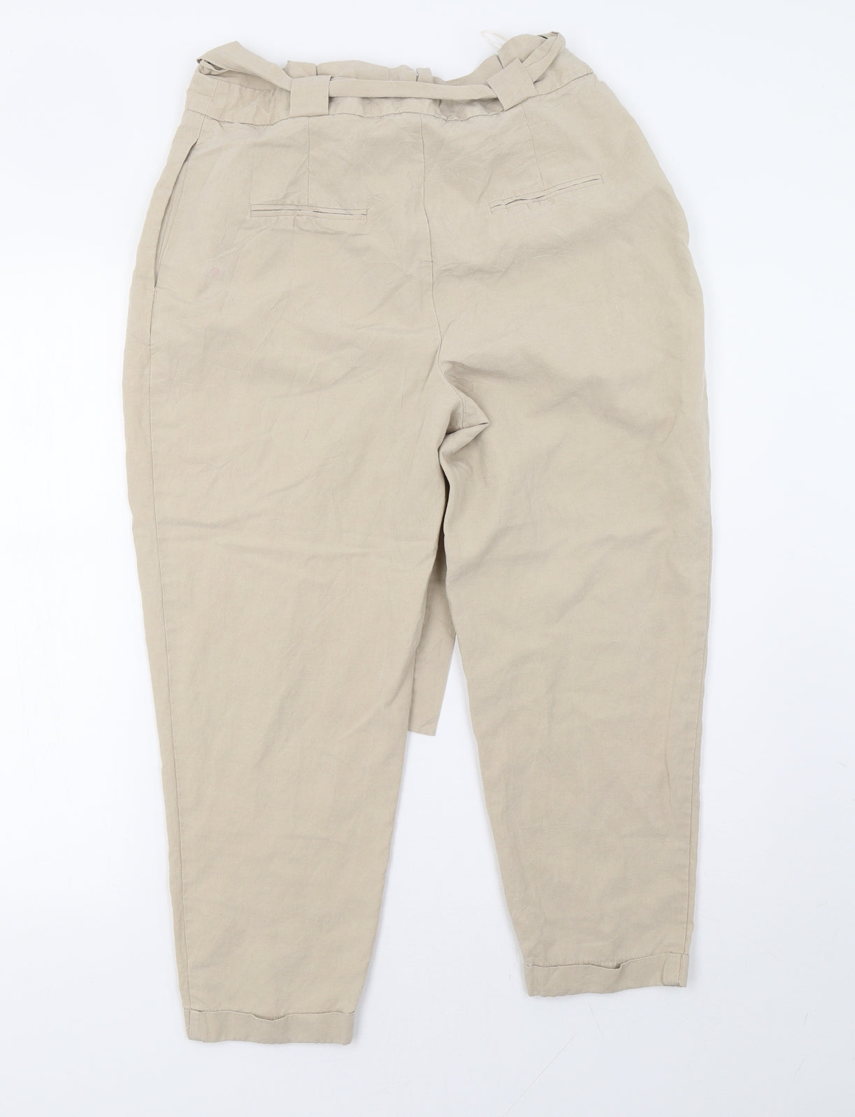 tophsop Womens Beige   Trousers  Size 14 L26 in