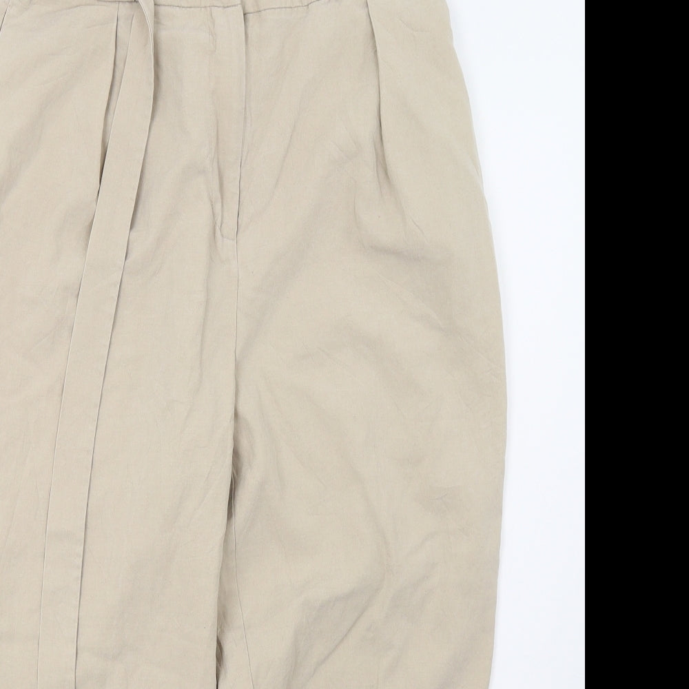 tophsop Womens Beige   Trousers  Size 14 L26 in