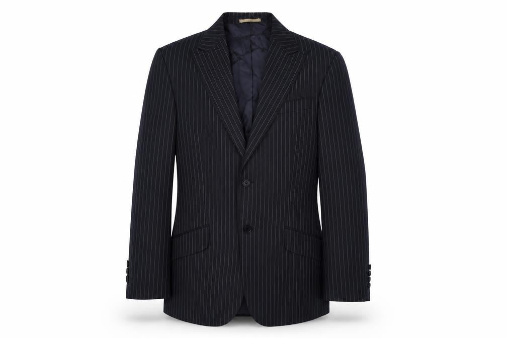 Next Mens Blue Striped  Jacket Blazer Size 38