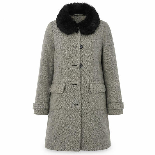 Dorothy Perkins Womens Beige    Coat Size 10