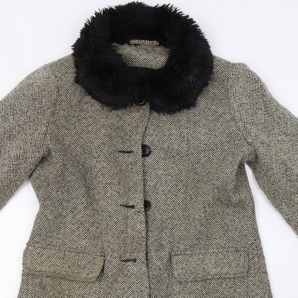 Dorothy Perkins Womens Beige    Coat Size 10