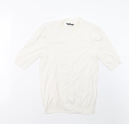 BHS Womens White   Pullover Sweatshirt Size 12