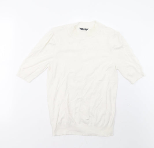 BHS Womens White   Pullover Sweatshirt Size 12