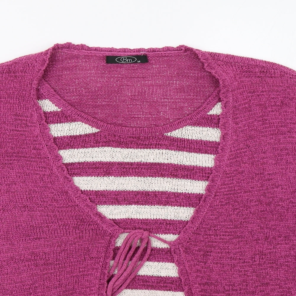 BM Womens Purple   Pullover Sweatshirt Size M