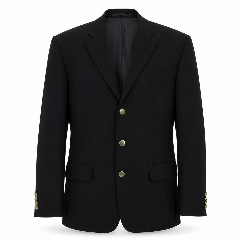 George Mens Black   Jacket Suit Jacket Size 38