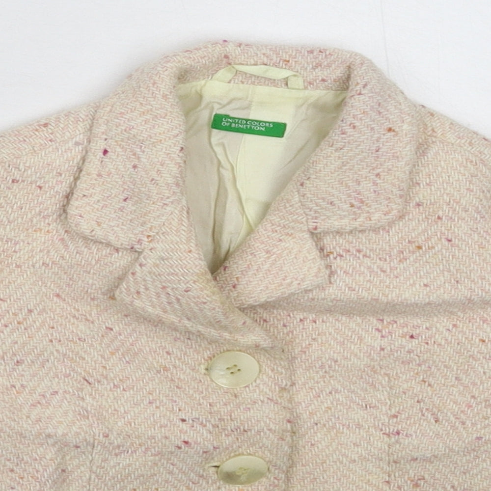 United Colors of Benetton Girls Beige   Jacket Blazer Size 2-3 Years