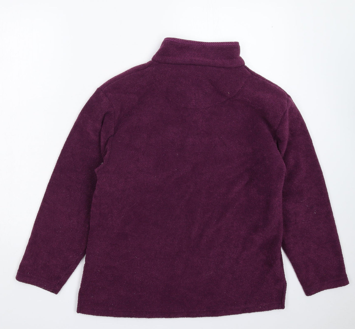 Bonmarché Womens Purple Fleece Jacket Size M