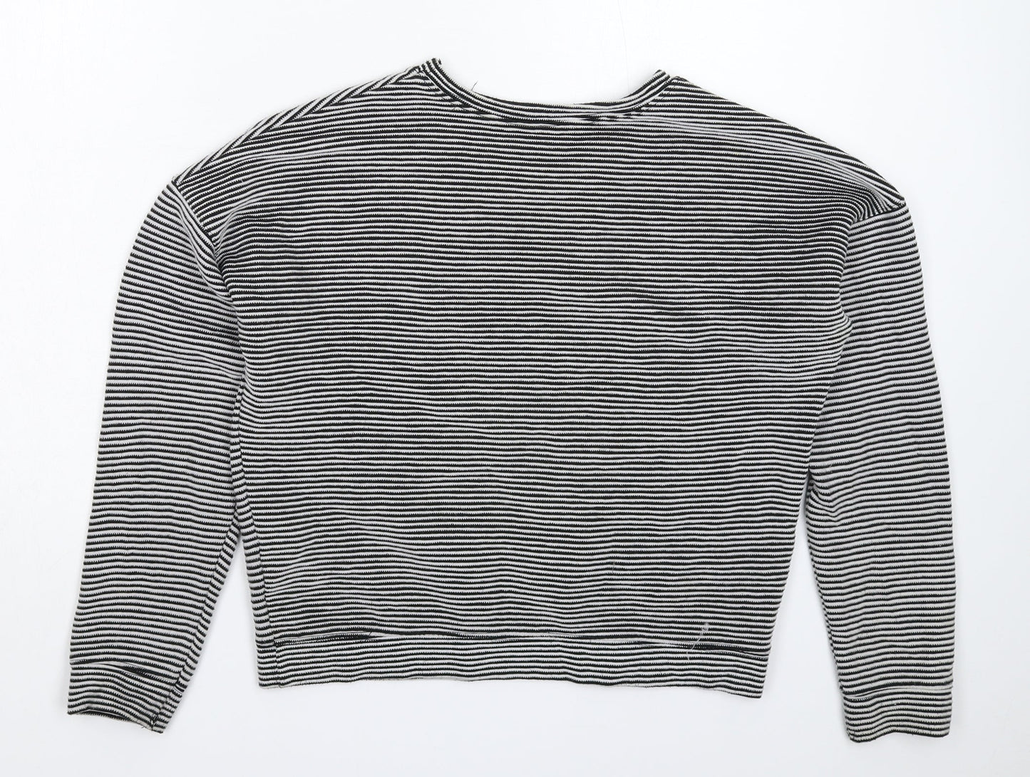 New Look Womens Multicoloured Striped  Pullover Sweatshirt Size 10