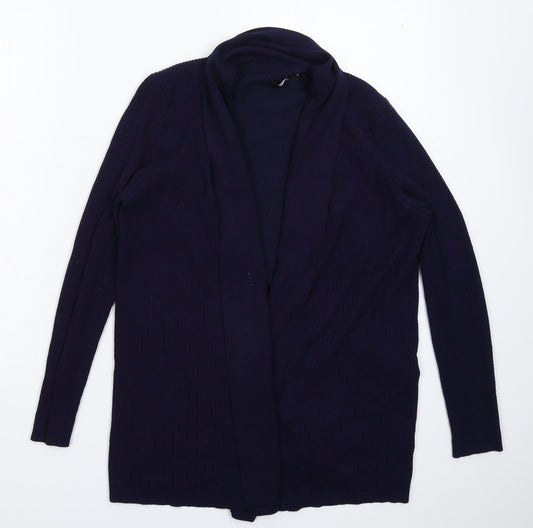 BM Womens Blue  Knit Cardigan Jumper Size S