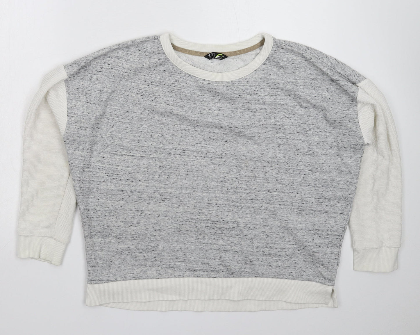 F&F Womens Grey   Pullover Sweatshirt Size S  - Oversized