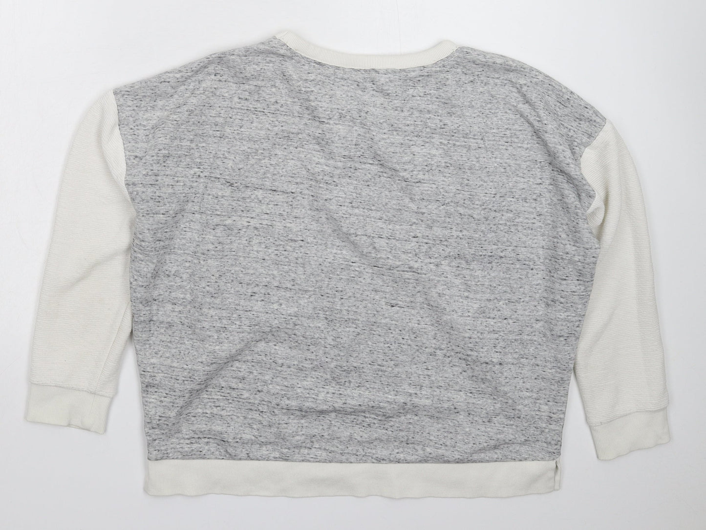 F&F Womens Grey   Pullover Sweatshirt Size S  - Oversized