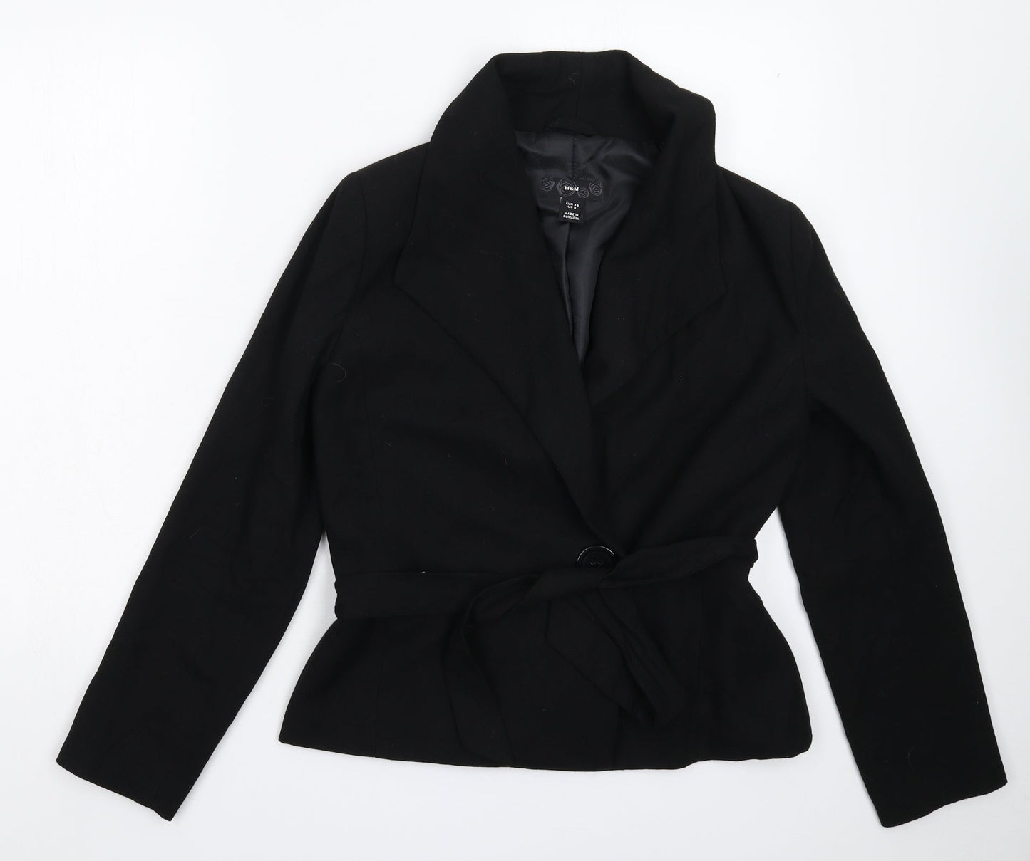 H&M Womens Black   Jacket Blazer Size 12