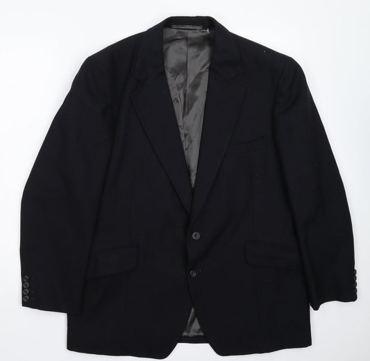 Preworn Mens Blue   Jacket Suit Jacket Size 42