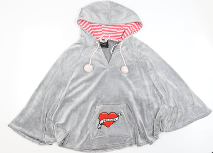 Love To Lounge Womens Grey   Jacket Poncho Size XS