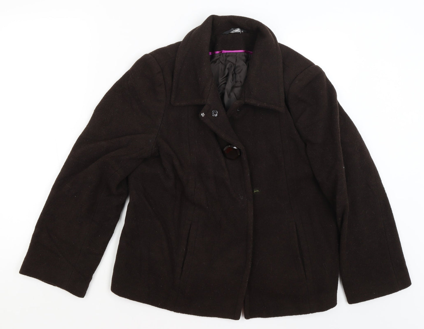 BM Womens Brown   Jacket Blazer Size 14