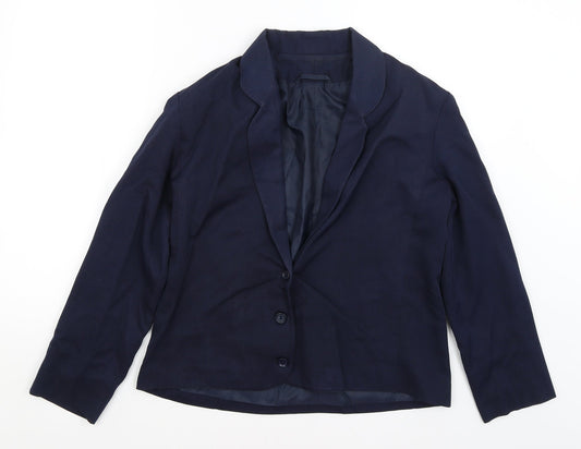 Just You Womens Blue   Jacket Blazer Size 12