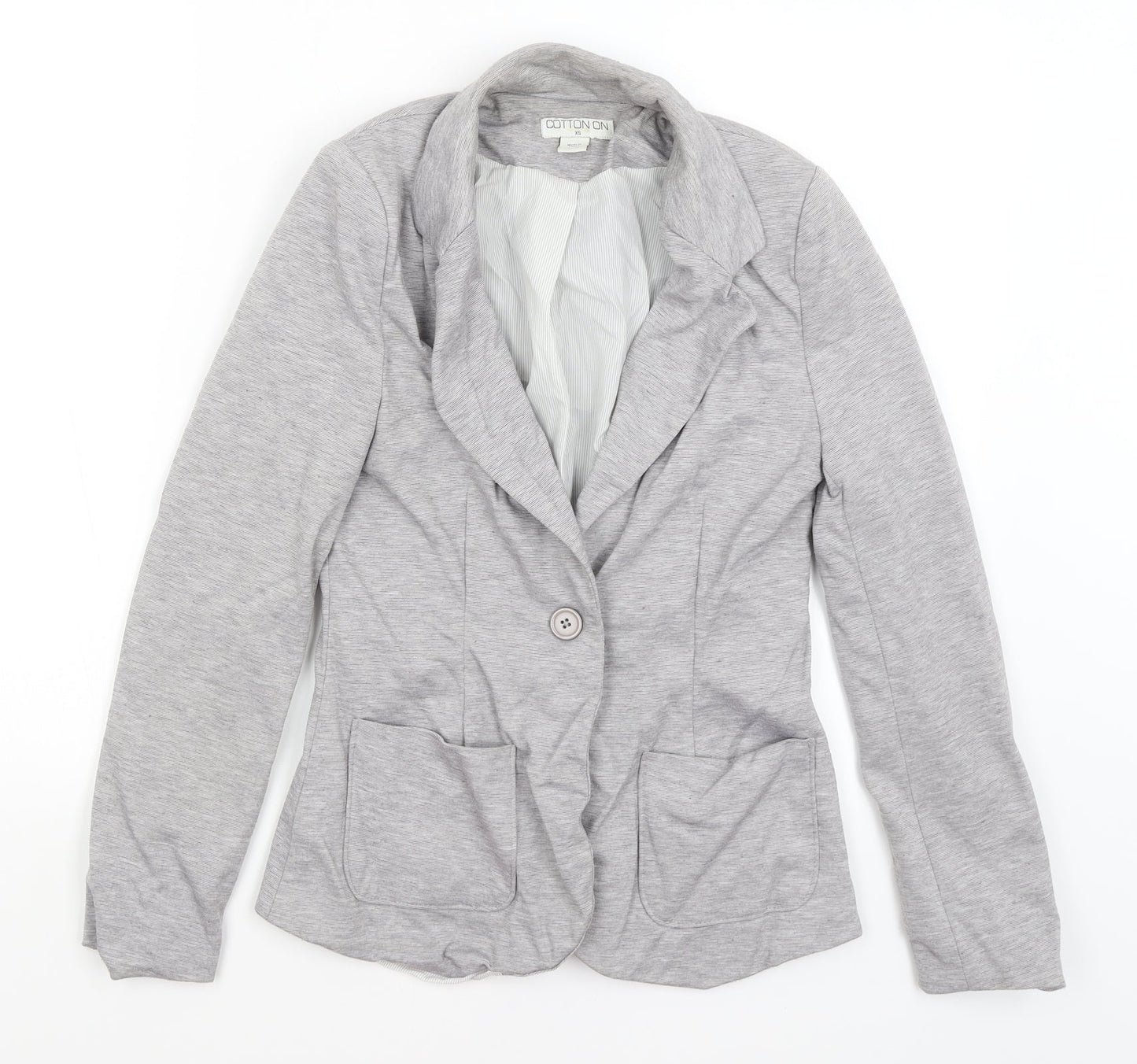 Cotton On Womens Grey   Jacket Blazer Size XS