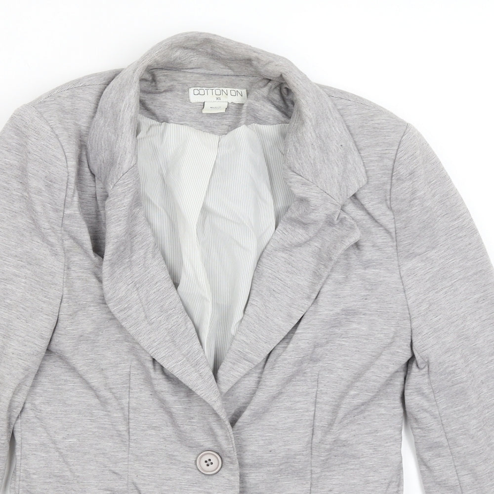 Cotton On Womens Grey   Jacket Blazer Size XS