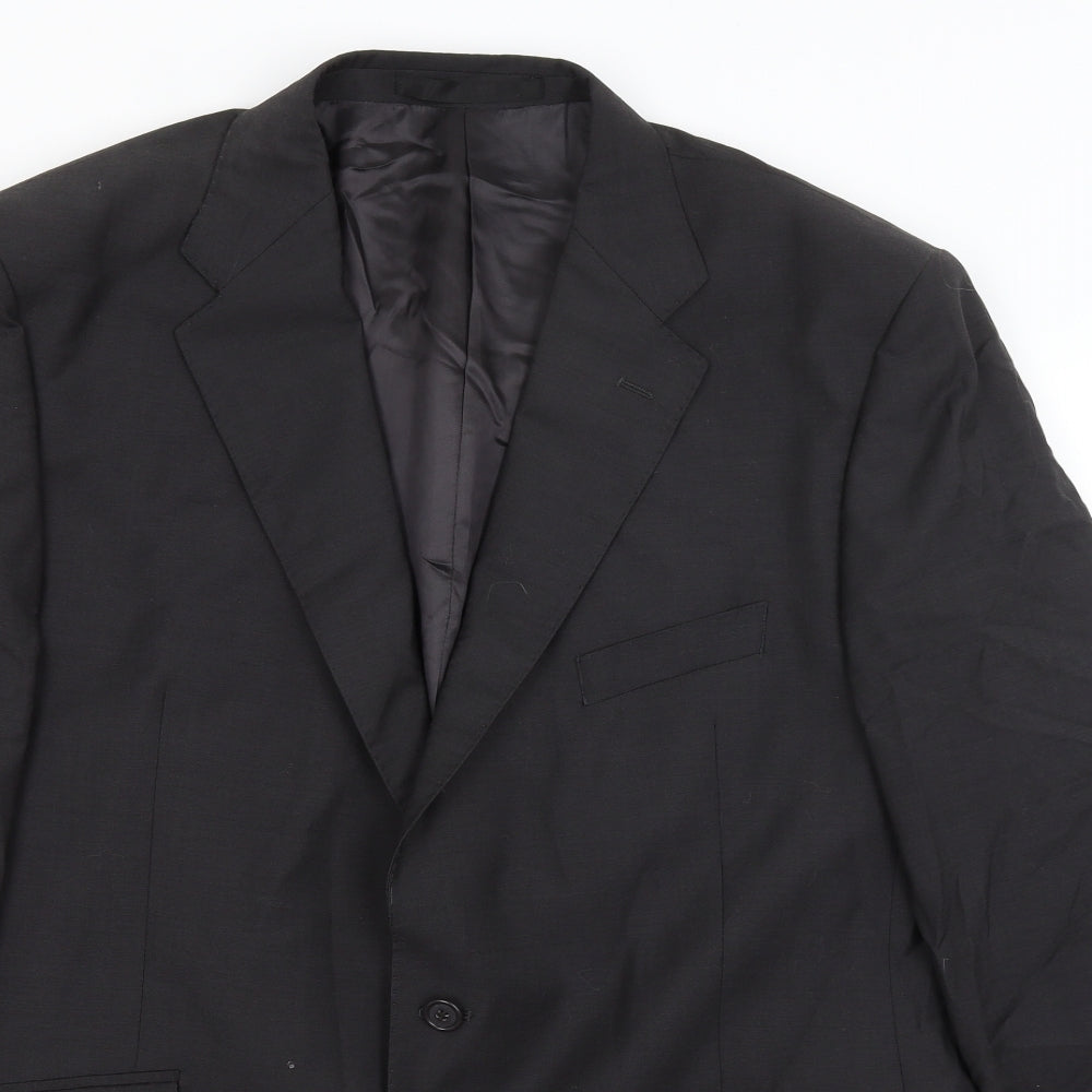 Dewhurst Mens Black   Jacket Blazer Size L
