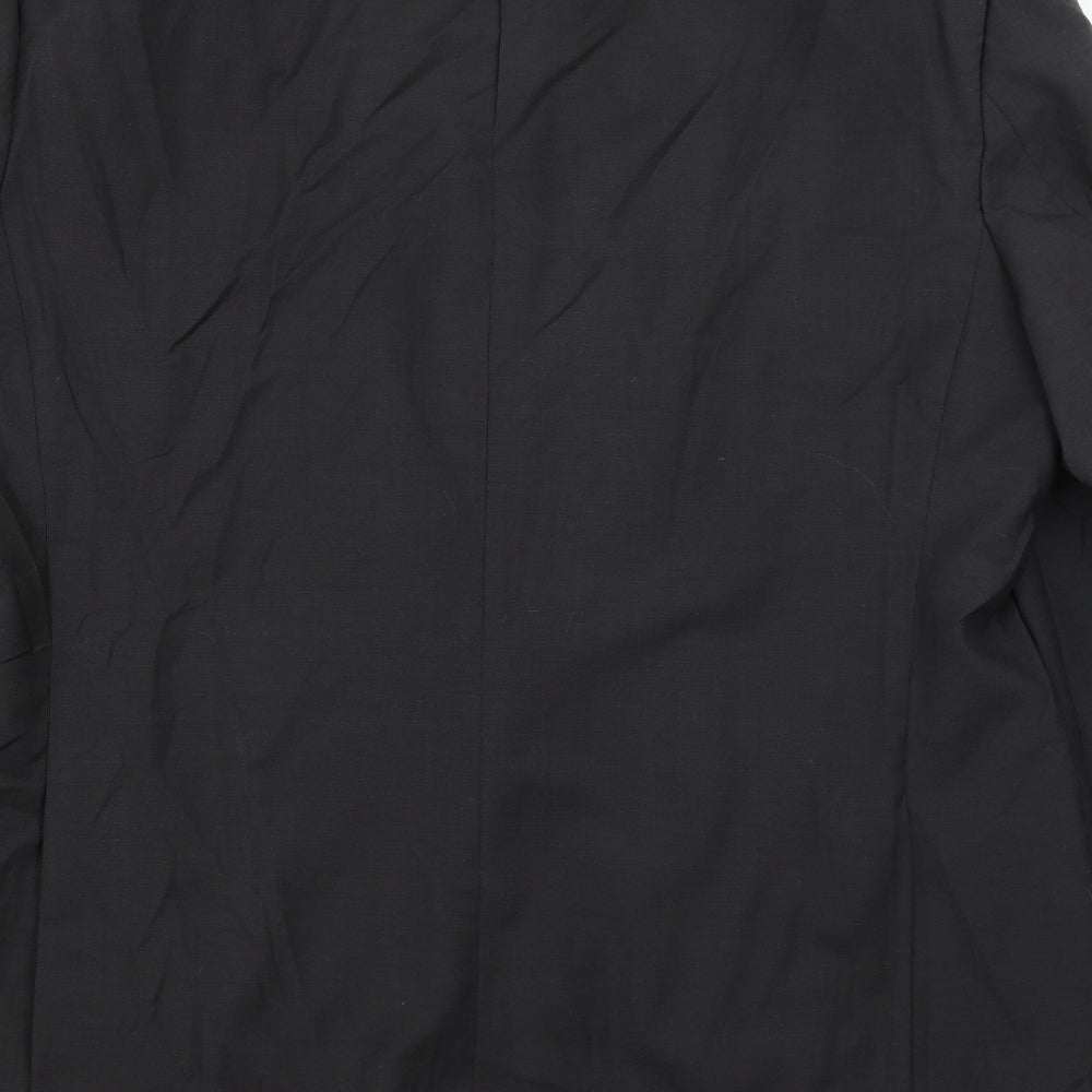 Dewhurst Mens Black   Jacket Blazer Size L