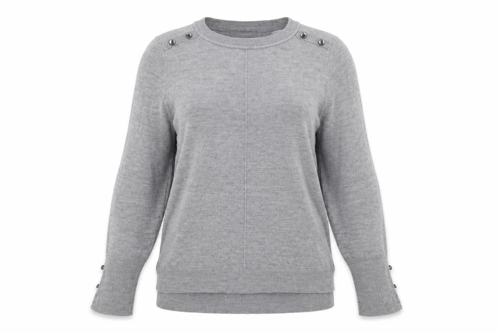 Primark Womens Grey   Pullover Jumper Size S