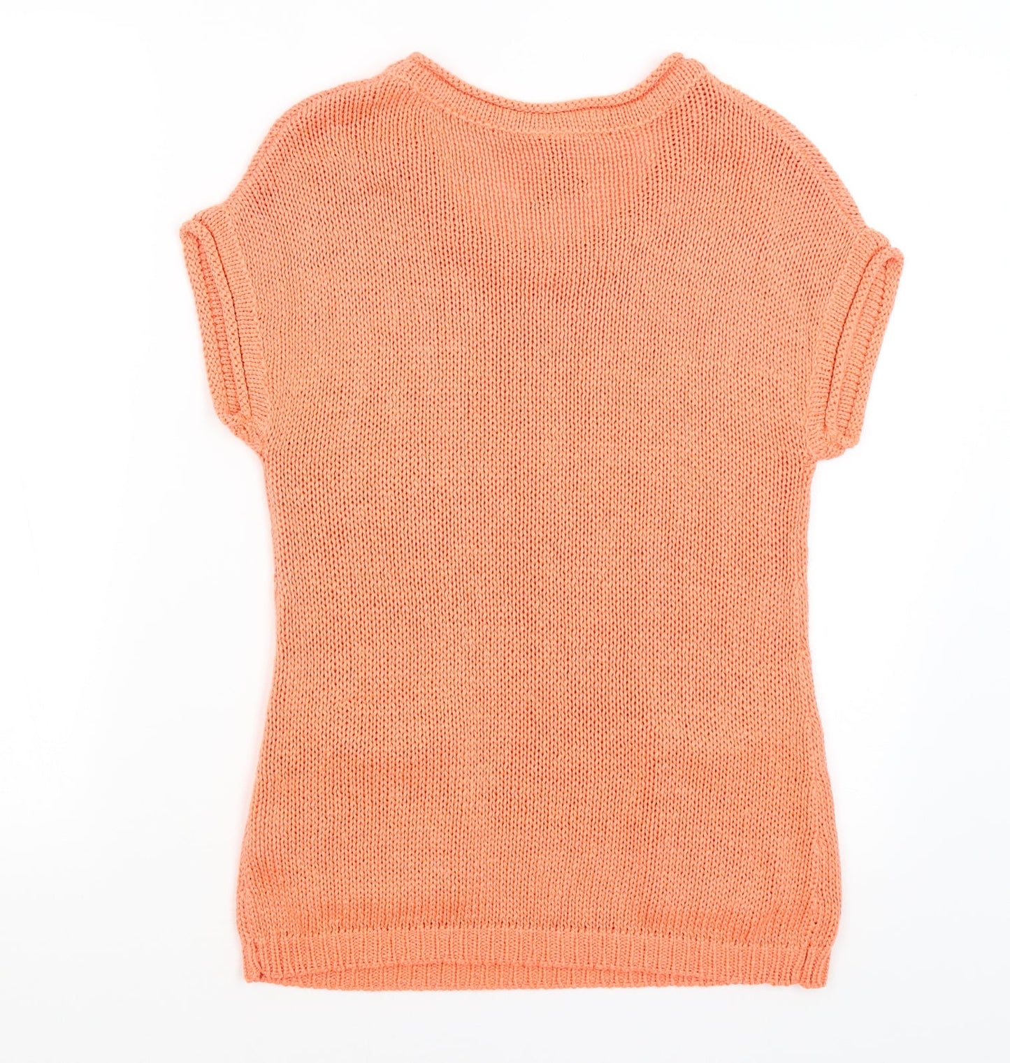 Intuition Womens Orange   Basic T-Shirt Size 8
