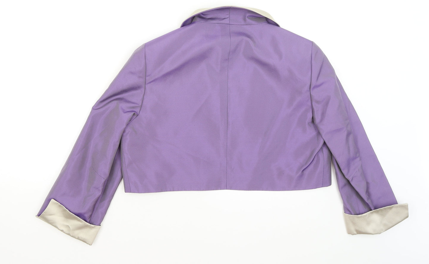 Mireia Womens Purple   Jacket Blazer Size 16