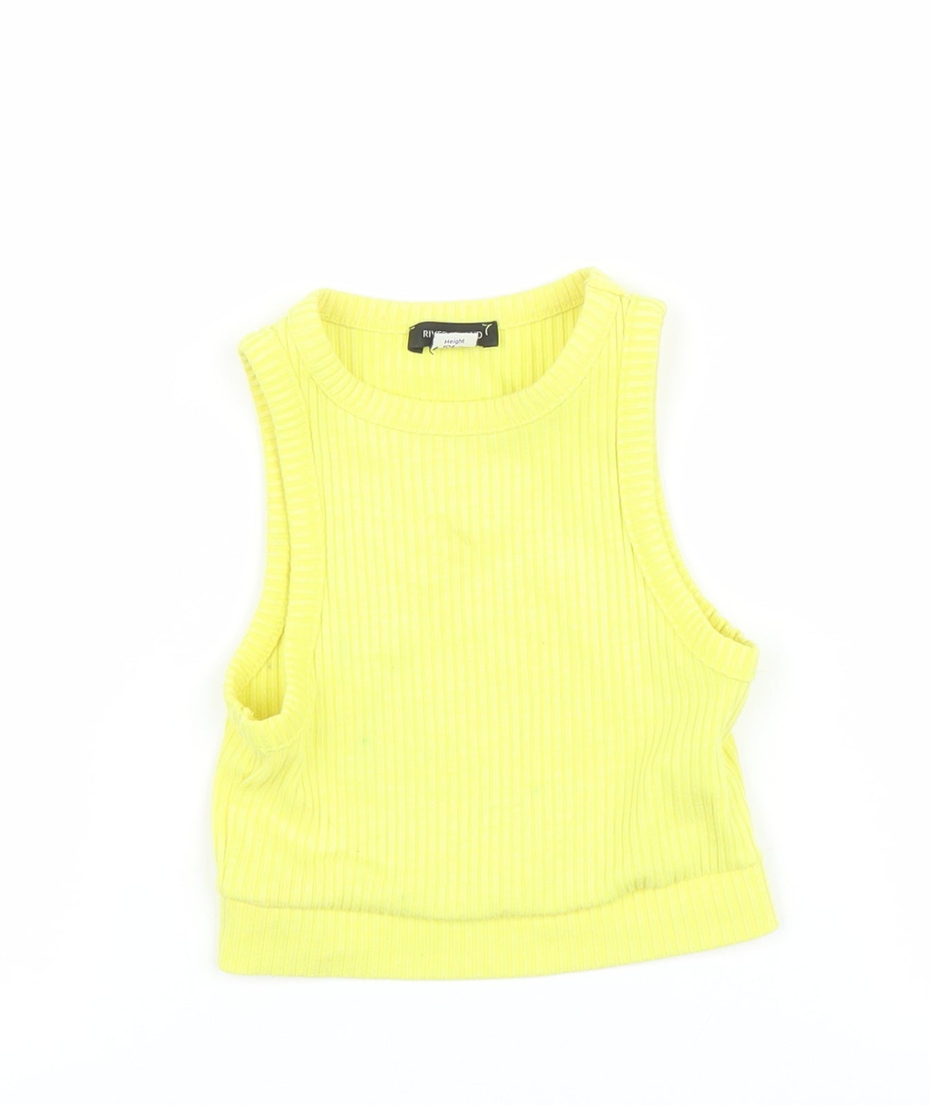 River Island Girls Yellow   Basic Tank Size 3-4 Years